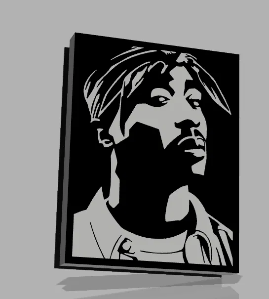 Đèn LED Tupac - Mô hình 3D - Image 1