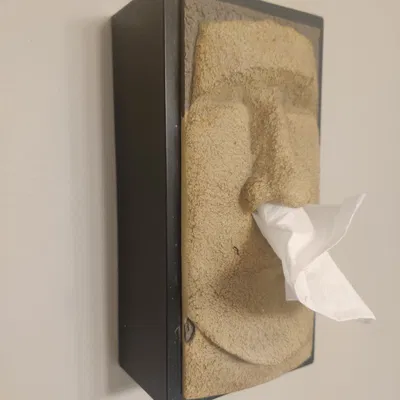 Giá Treo Hộp Giấy Tissue Hình Moai