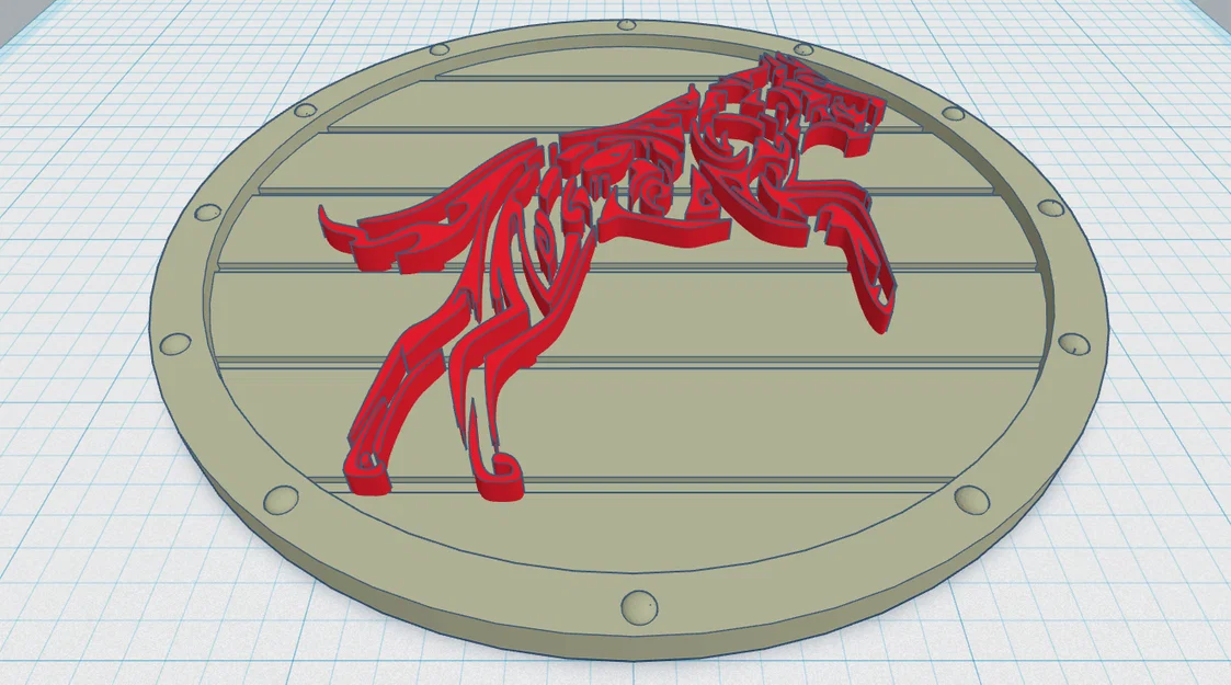 Viking Shield Coaster 35 - Image 1
