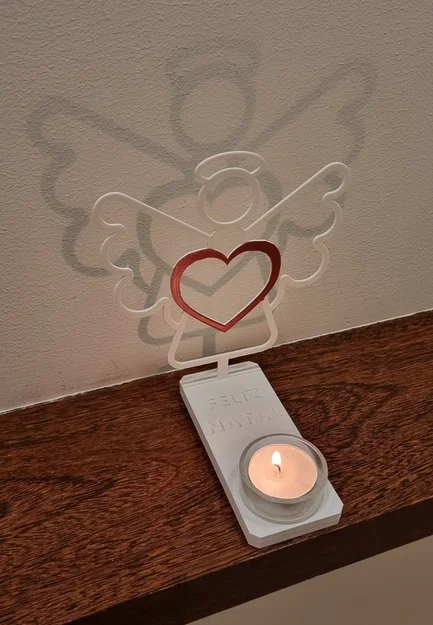 Đế Nến Tealight - Hình Bóng Thiên Thần - Image 1