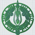 Đế lót ly hình Khiên Viking 33 - Thumbnail 2