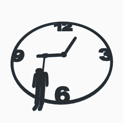 Đồng Hồ Treo Tường Nghệ Thuật "Time Killer"