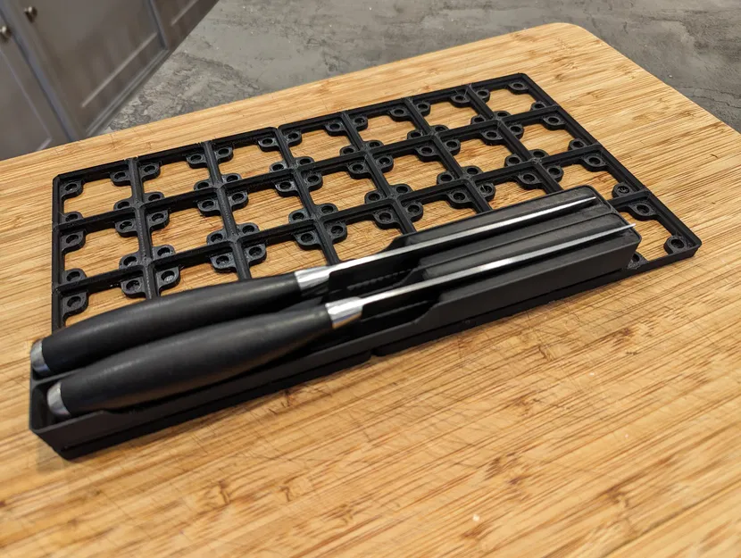 Kệ Giữ Dao Làm Bếp Theo Chuẩn Gridfinity - Image 1