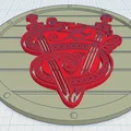 Đế lót ly hình Khiên Viking 23 - Thumbnail 1