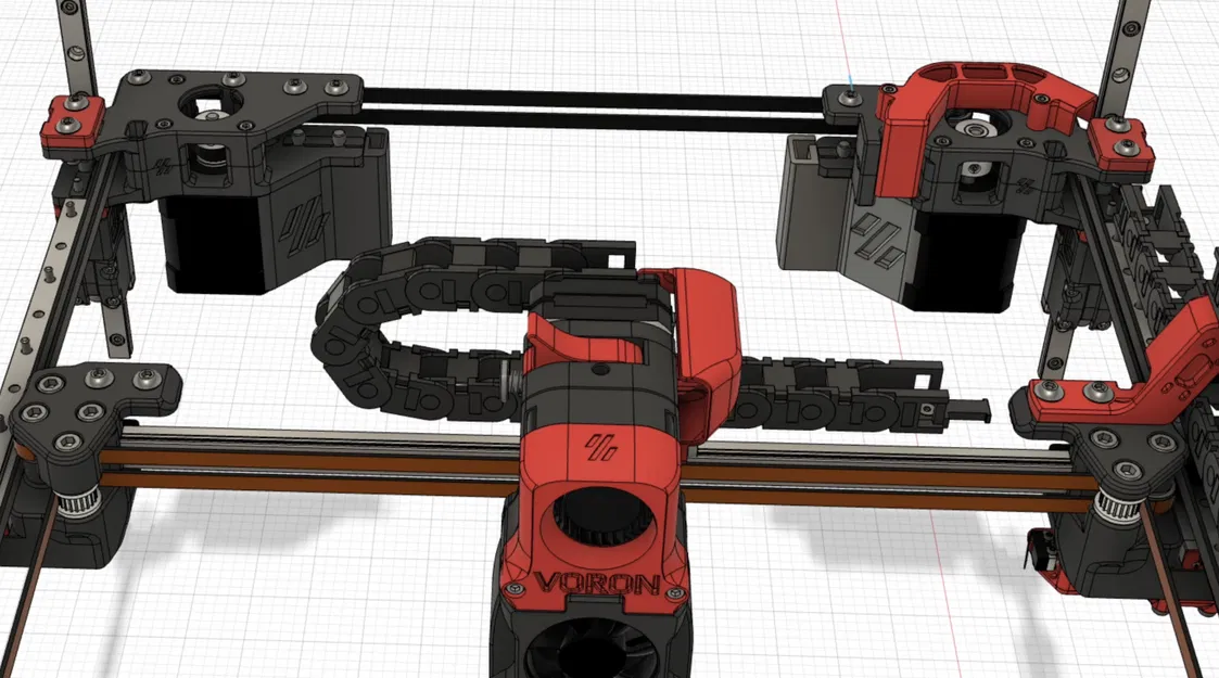 Chụp che dây motor AB cho Voron 2.4r2 - Image 1