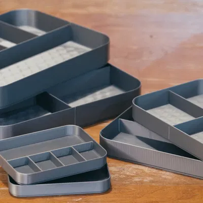 Khay Xếp Chồng - Bộ Khay Tổ Chức Thông Minh