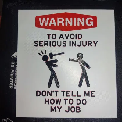 Biển cảnh báo: Đừng chỉ tôi phải làm việc của tôi