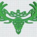 Đế lót ly hình Khiên Viking 16 - Thumbnail 2