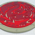 Đế lót ly hình Khiên Viking 13 - Thumbnail 1