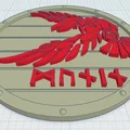 Miếng Lót Ly Hình Khiên Viking - Thumbnail 1