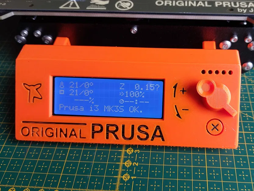 Nắp LCD SILENT Prusa có mũi tên - Image 1