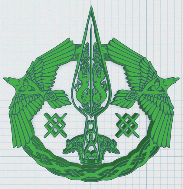 Đế Lót Ly Hình Khiên Viking 10 - Image 2