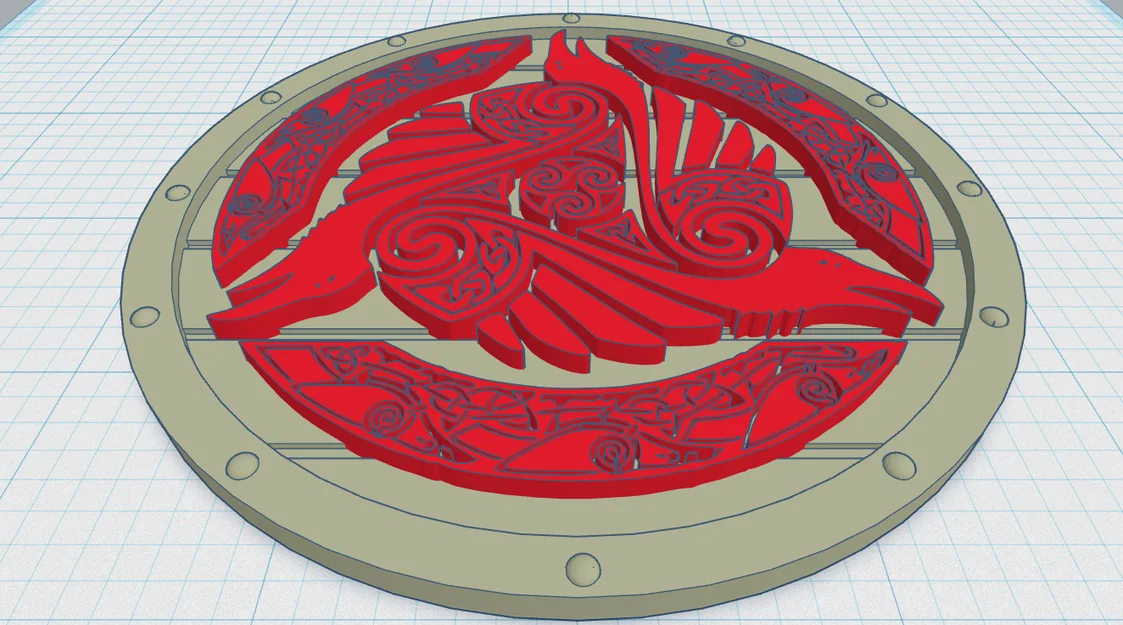 Viking Shield Coaster 4 - Image 1