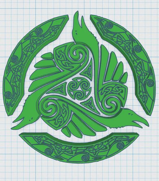 Viking Shield Coaster 4 - Image 2