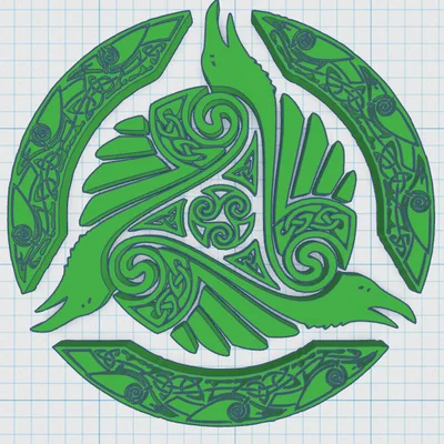 Viking Shield Coaster 4