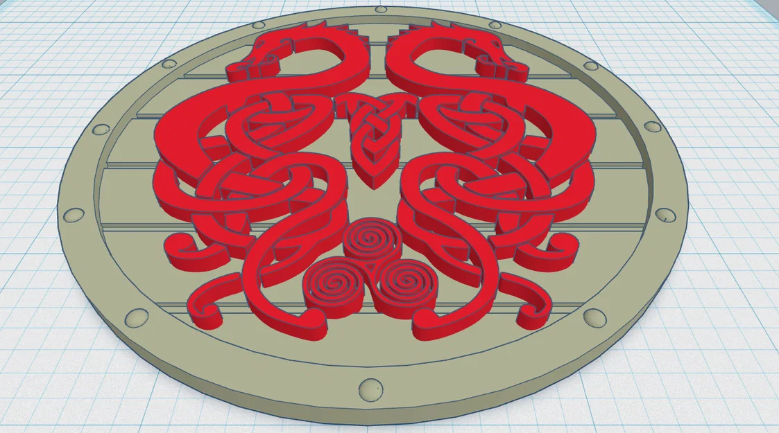 Viking Shield Coaster 3 - Image 1