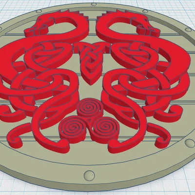 Viking Shield Coaster 3