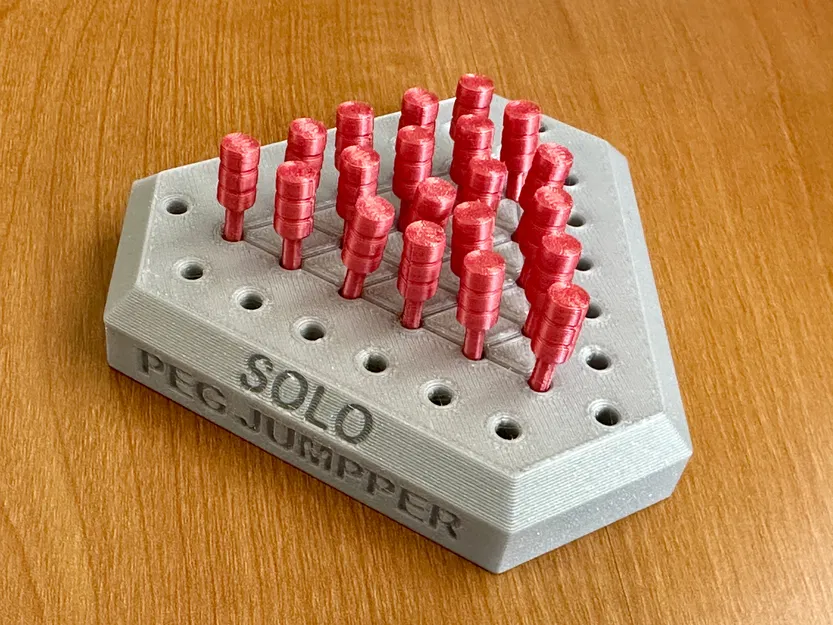 Game Rút Gỗ Rút Số "Solo Peg Jumper" - Image 1