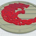 Miếng Lót Cốc Hình Khiên Viking 2 - Thumbnail 1