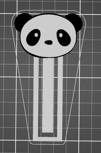 Dấu trang hình gấu trúc Panda - Image 4