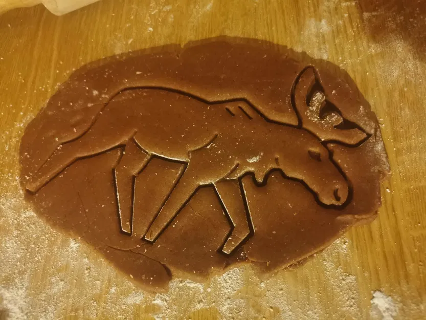 Khuôn Cắt Bánh Gừng Hình Nai Sừng Tấm - Image 2