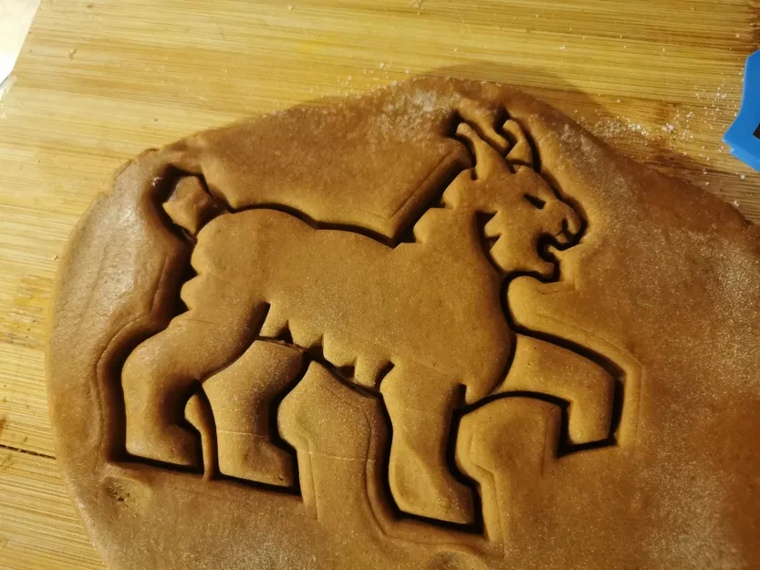 Khuôn Cắt Bánh Gừng Hình Linh Miêu Huy Hiệu - Image 2