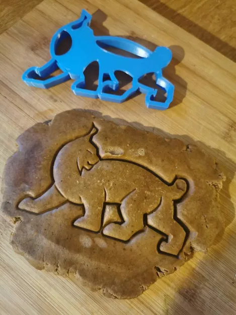 Khuôn cắt bánh gừng hình con báo đốm - Image 1