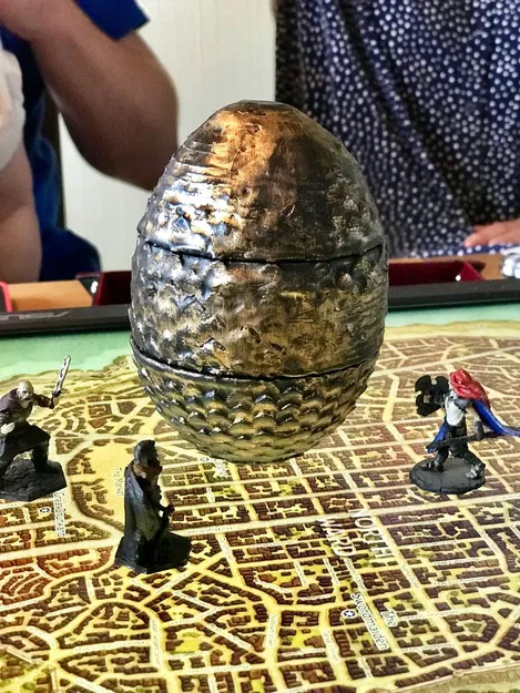 Hộp Đựng Xúc Xắc Hình Trứng Rồng - Image 1