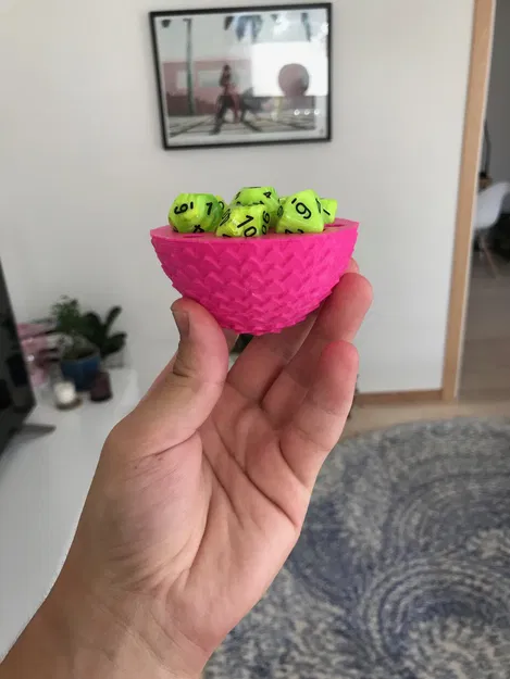 Hộp Đựng Xúc Xắc Hình Trứng Rồng - Image 5