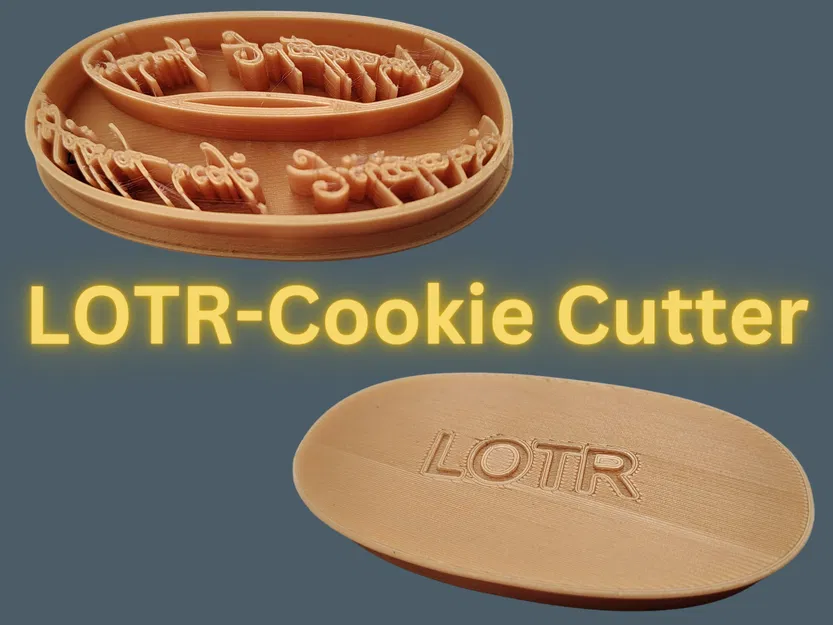 Khuôn Cắt Bánh Quy Nhẫn Chúa Tể Những Chiếc Nhẫn (LOTR) - Image 1