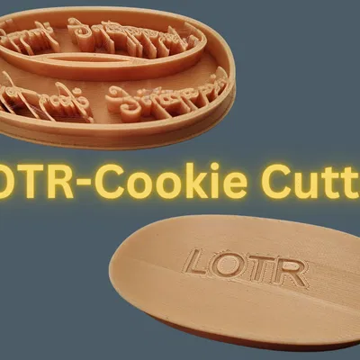 Khuôn Cắt Bánh Quy Nhẫn Chúa Tể Những Chiếc Nhẫn (LOTR)