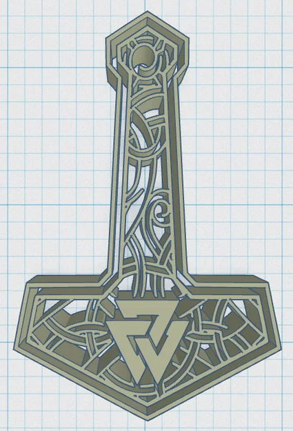 Búa Thần Thor Viking / Bắc Âu 39 - Image 2