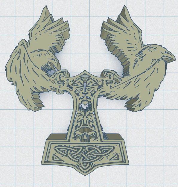 Búa Thần Thor Viking / Bắc Âu 42 - Image 2