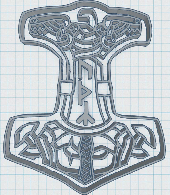 Viking / Norse - Cái Hammer Của Thor 35 - Image 2