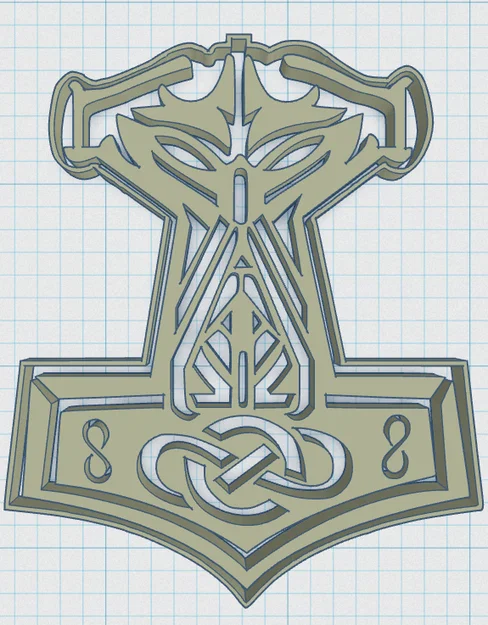 Búa Thor Viking / Bắc Âu 37 - Image 2