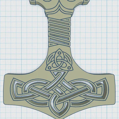 Búa của Thor Viking / Bắc Âu 26