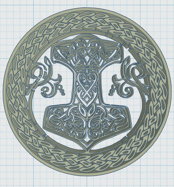 Búa Thần Thor Viking / Bắc Âu 25 - Image 2