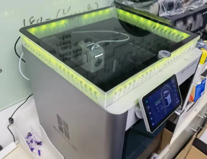 Tủ Kính Đậy Cửa Thông Gió Trượt Cho Bambu P1P và X1 Có Đèn LED ESP8266 - Image 1