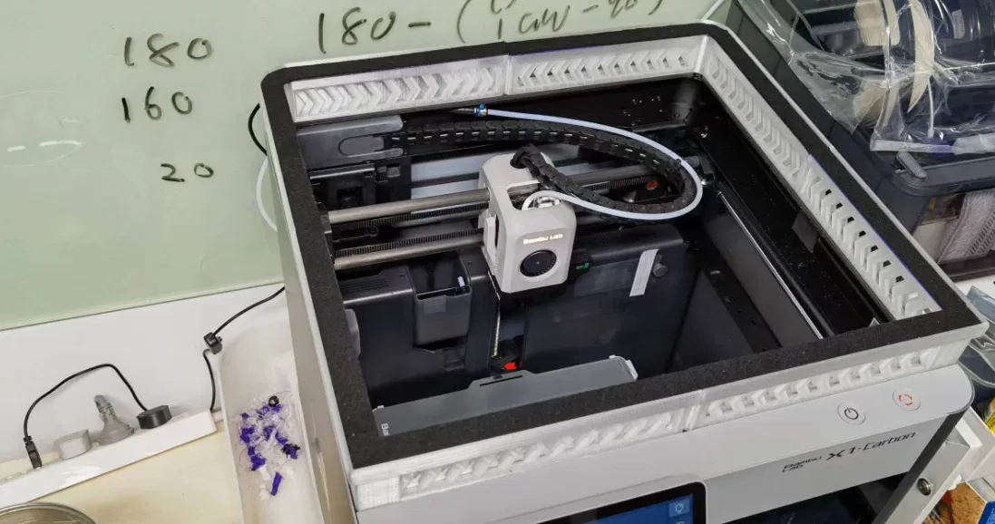 Tủ Kính Đậy Cửa Thông Gió Trượt Cho Bambu P1P và X1 Có Đèn LED ESP8266 - Image 7