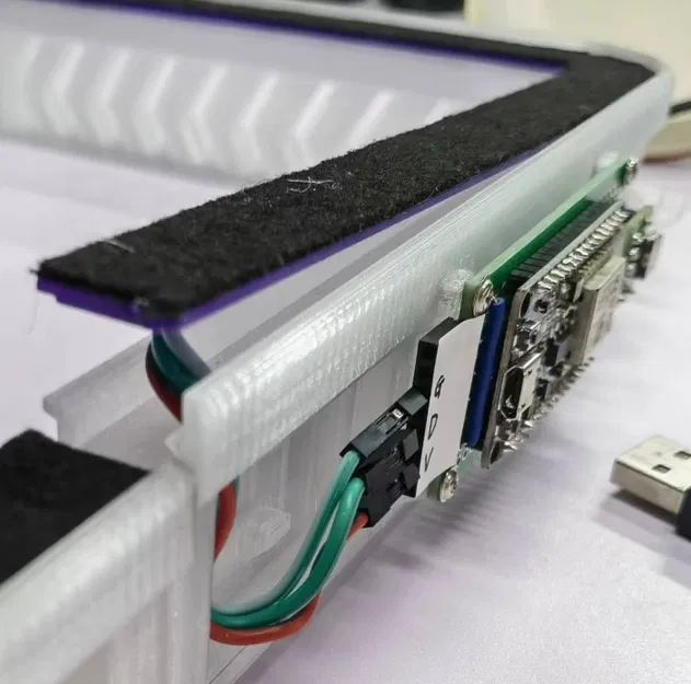 Tủ Kính Đậy Cửa Thông Gió Trượt Cho Bambu P1P và X1 Có Đèn LED ESP8266 - Image 8