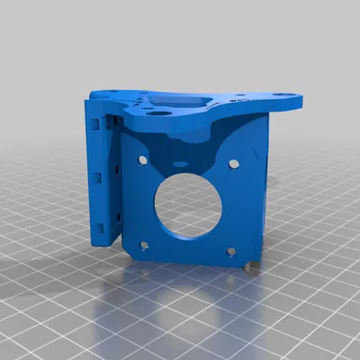 Giá đỡ quạt cho đầu đùn BMG flying extruder (chỉnh sửa quạt 30mm, lỗ mở rộng)