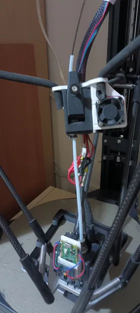 Giá đỡ quạt cho đầu đùn BMG flying extruder (chỉnh sửa quạt 30mm, lỗ mở rộng) - Image 2