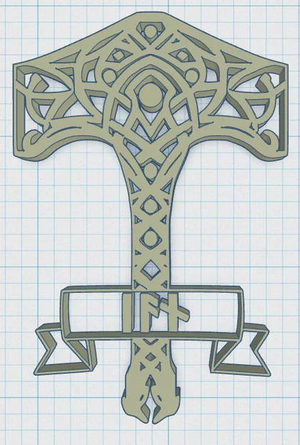 Búa Thor Viking / Bắc Âu 23 - Image 2