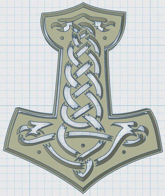 Búa Thor Viking / Bắc Âu 21 - Image 2