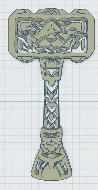 Búa Thần Thor Viking / Bắc Âu 9 - Image 3