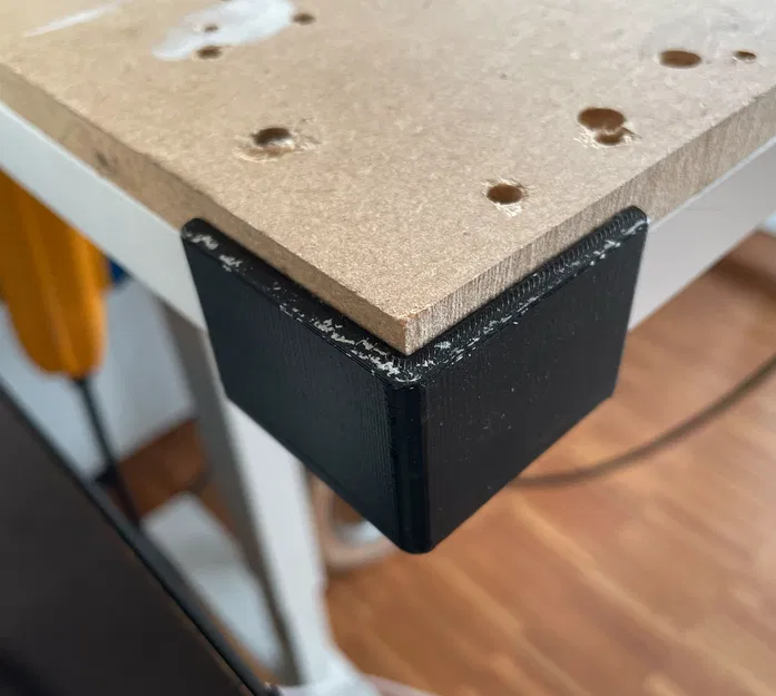 Chân góc bàn cho mặt bàn MDF hy sinh - Image 3