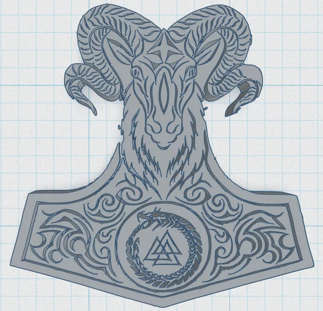 Búa Thor 2 - Viking / Bắc Âu - Image 3