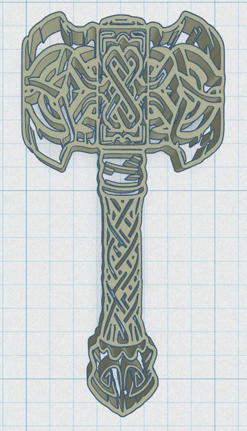 Búa Thần Thor 3 - Phong Cách Viking / Bắc Âu - Image 3