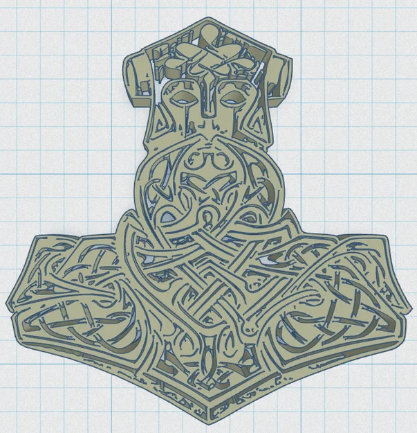 Búa Thor Viking / Bắc Âu 4 - Image 3