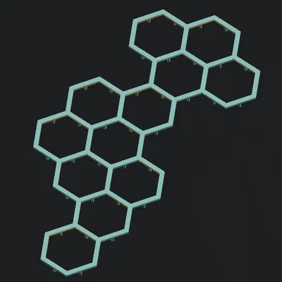 HexaTrellis - Giàn leo lục giác theo tham số